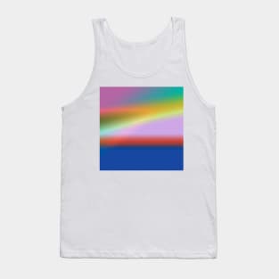 red blue green texture art Tank Top